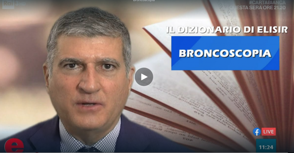 Broncospia, ne parla il prof. Harari alla trasmissione tv Elisir Broncospia, ne parla il prof. Harari alla trasmissione tv Elisir
